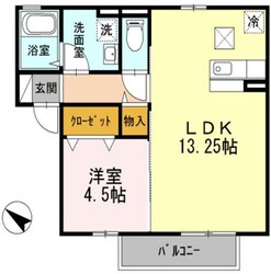 エスポワールAの物件間取画像